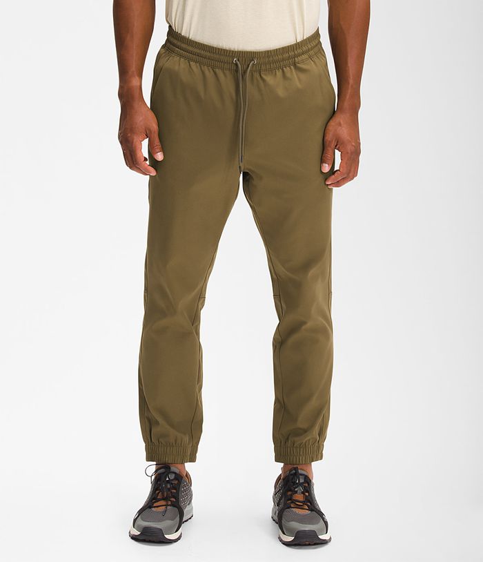 Pantalones The North Face Hombre Estándar Jogger - Colombia RFQHTY028 - Verde Oliva